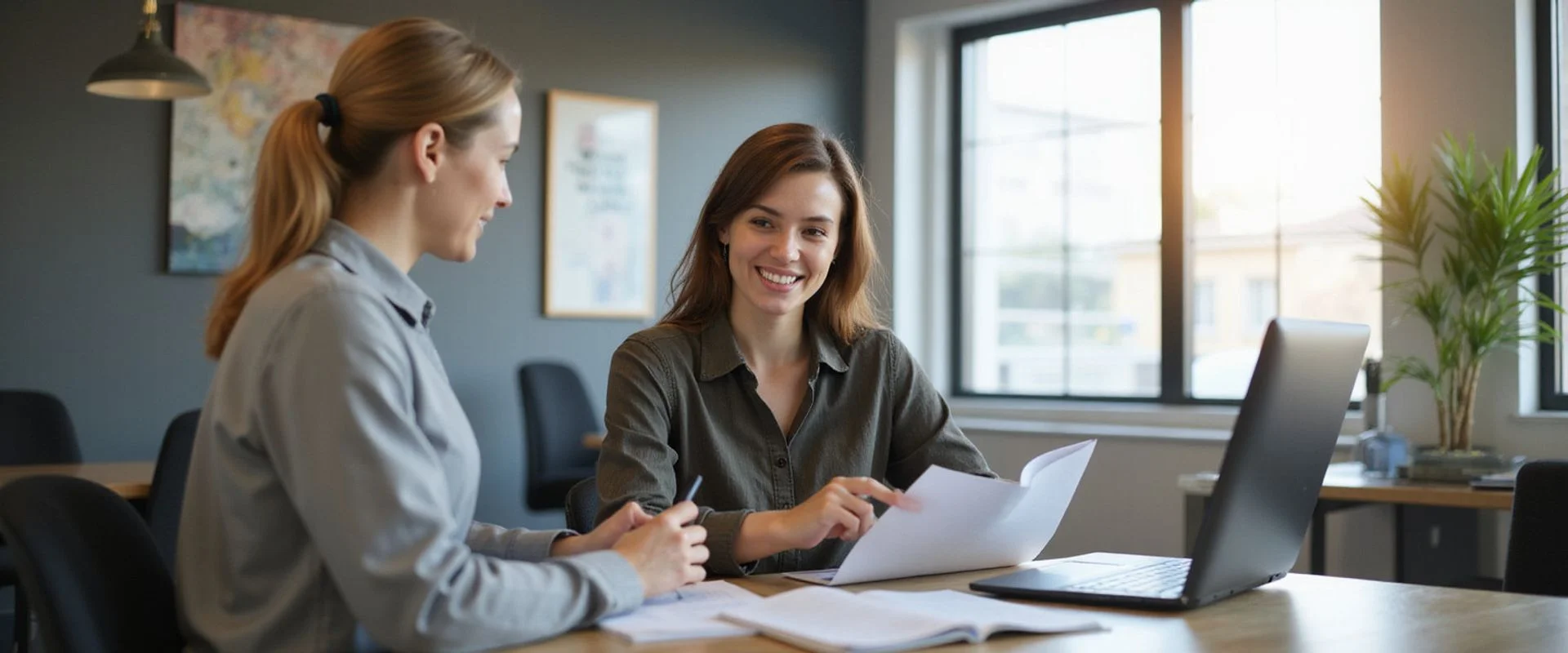 Houston apartment locator reviewing bad credit approval options with renter
